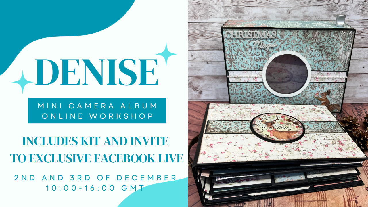 Denise Camera Box & Album Kit - ONLINE WORKSHOP INCLUDED