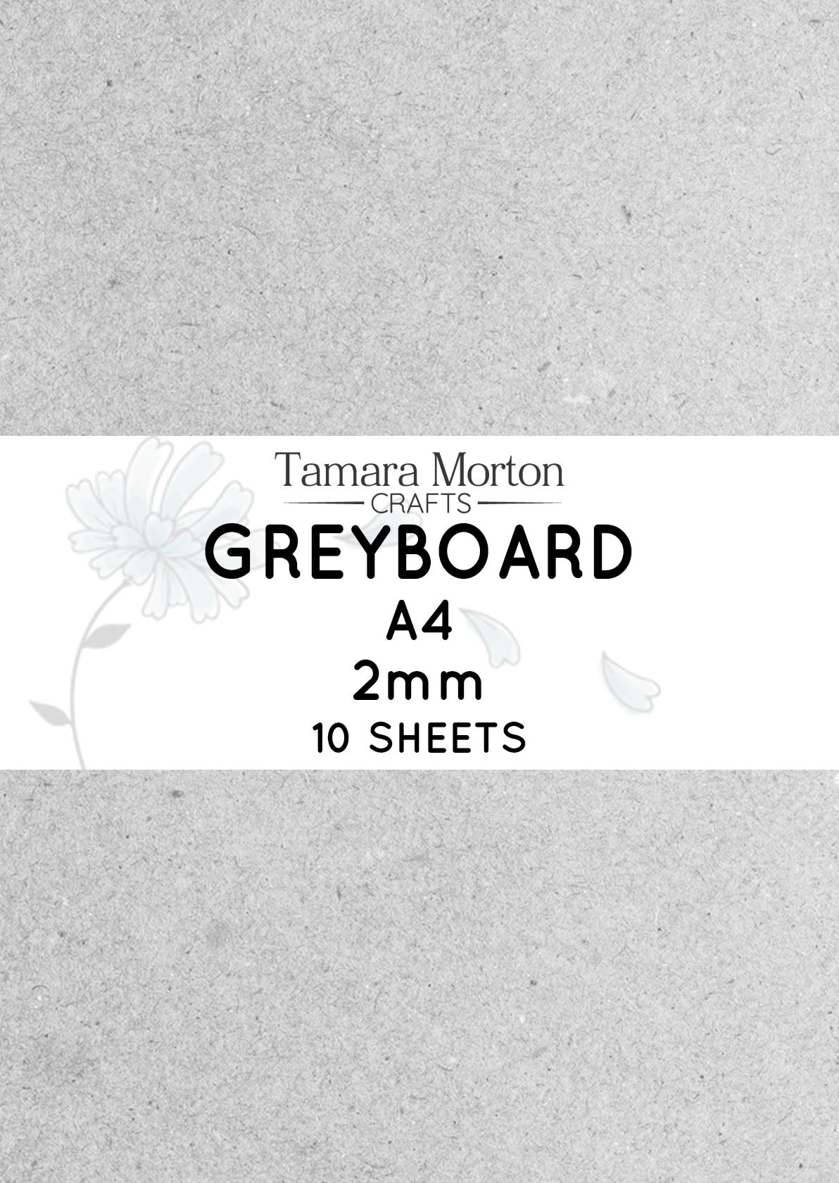 A4 2mm greyboard - 10 sheets