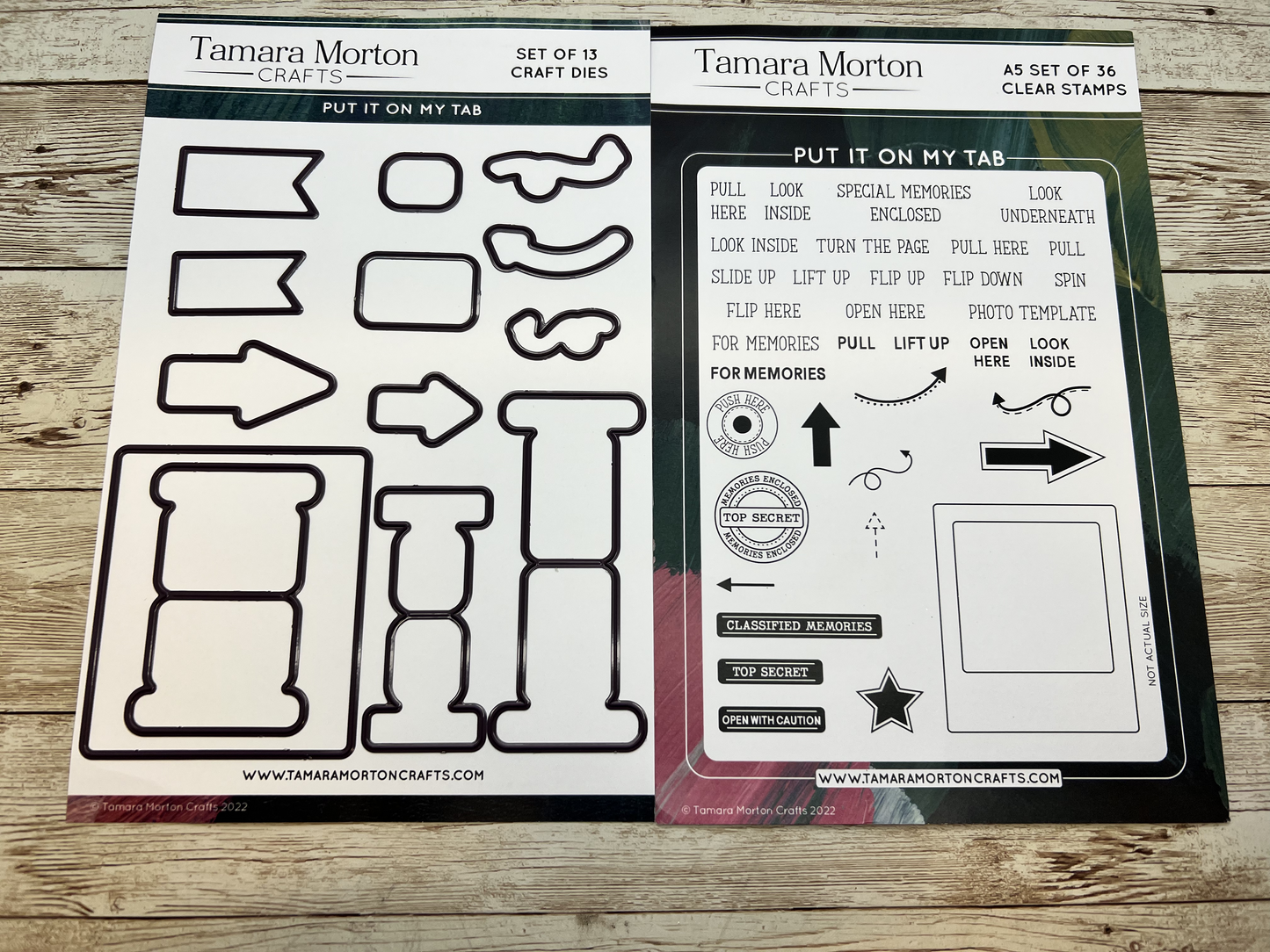 PUT IT ON YOUR TAB STAMP SET