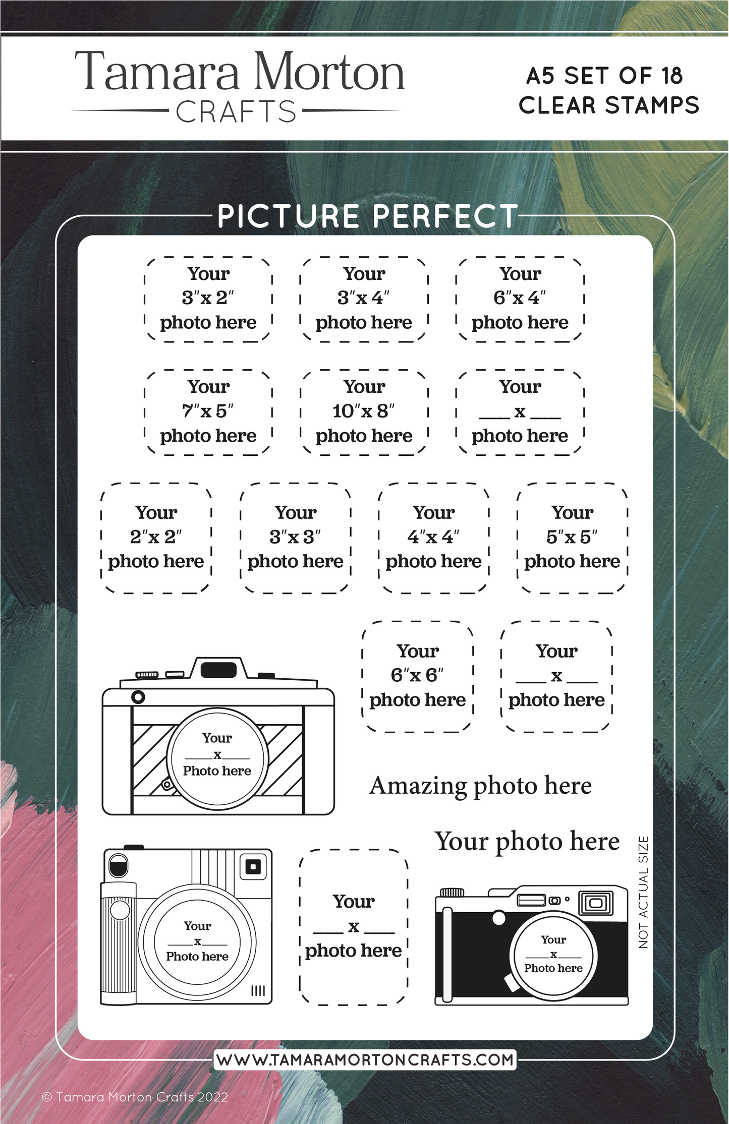 Picture Perfect - A5 photopolymer stamp set